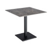 MESA GRIS PIEDRA SINTERIZADA CONTRACT 80 X 80 X 75 CM