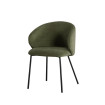 SILLA VERDE TEJIDO-METAL CONTRACT 56,50 X 56 X 74,50 CM