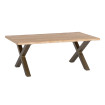 MESA CENTRO DM-METAL SALÓN 110 X 60 X 43 CM