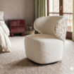 SILLÓN BITEJIDO CREMA-BEIGE 73 X 68 X 74 CM