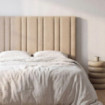 CABECERO BEIGE TEJIDO DORMITORIO 160 X 122 CM
