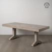 Mesa de comedor madera maciza 220 cm - Comercial Villar