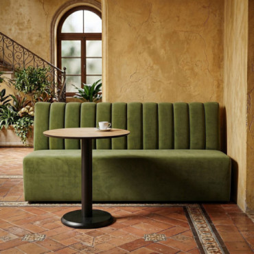 BANCO HOSTELERÍA VERDE TEJIDO 180 X 60 X 90 CM