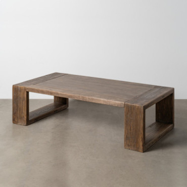 MESA CENTRO MADERA DE OLMO SALÓN 160 X 80 X 43 CM