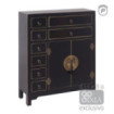 Mueble Auxiliar Negro 73 X 26 X 90 Cm