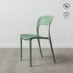 Silla verde polipropileno 43 x 83,2 x 43 cm