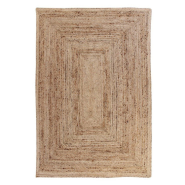 Alfombra Natural Yute Decoración 230 X 160 X 1 Cm