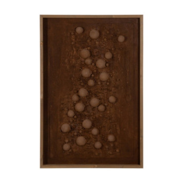 Cuadro Pintura Relieve Lienzo Decoración 80 X 120 Cm