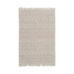 Alfombra Crema Tejido Decoración 160 X 230 Cm