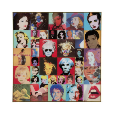 Cuadro Impresión Pop Art Cristal 80 X 80 Cm