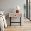 MESITA CREMA DM DORMITORIO 40 X 40 X 49,50 CM
