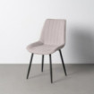 SILLA GRIS TEJIDO-METAL CONTRACT 50 X 60 X 85 CM