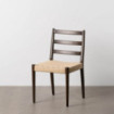 Silla Marrón Madera / Fibra Salón 44 X 50 X 80 Cm