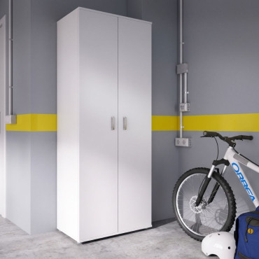 Armario multiusos Fit K11643 2 puertas ambientado en garaje, Comercial Villar