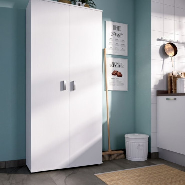 Armario multiusos escobero Fit 2 puertas     03K11543 ambiente