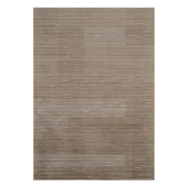 Alfombra salón gran formato lineal texturizada natural viscosa 200 x 1 x 300 cm