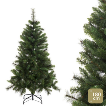Árbol de navidad artificial clásico cónico con 685 ramas desmontables Ø105 x 180 cm