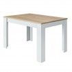 Mesa comedor extensible Kendra blanco Artik roble Canadian