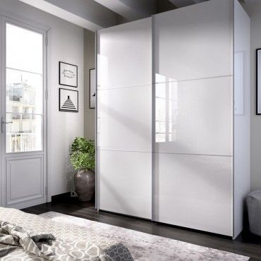 Armario Slide Puertas correderas 150 cm blanco ambiente