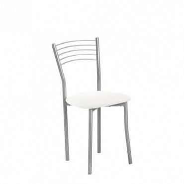 Silla de cocina Kopa Polipiel Blanco