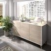 Aparador NESS - Blanco - Natural 155 x 75 x 43 cm