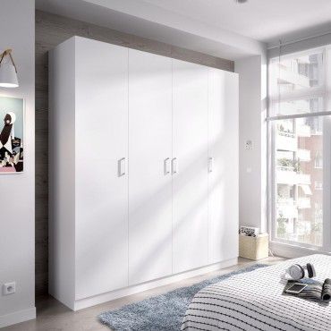 Armario 4 puertas Maxi Blanco