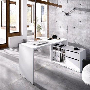 Escritorio angular Rox Blanco