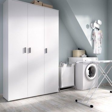 Armario multiusos 3 puertas Fit Blanco