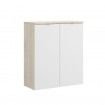 Armario de Oficina Bajo ROX - Colección Rox - Blanco Natural 79 x 96 x 40 cm