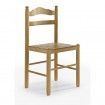 Silla de madera clásica Mónica Cerezo 40x86x42cm