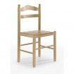 Silla Clásica de Madera Mónica Natural 40 x 86 x 42 cm