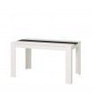 Mesa de comedor Domus Blanco - Negro 135 x 75 x 80 cm